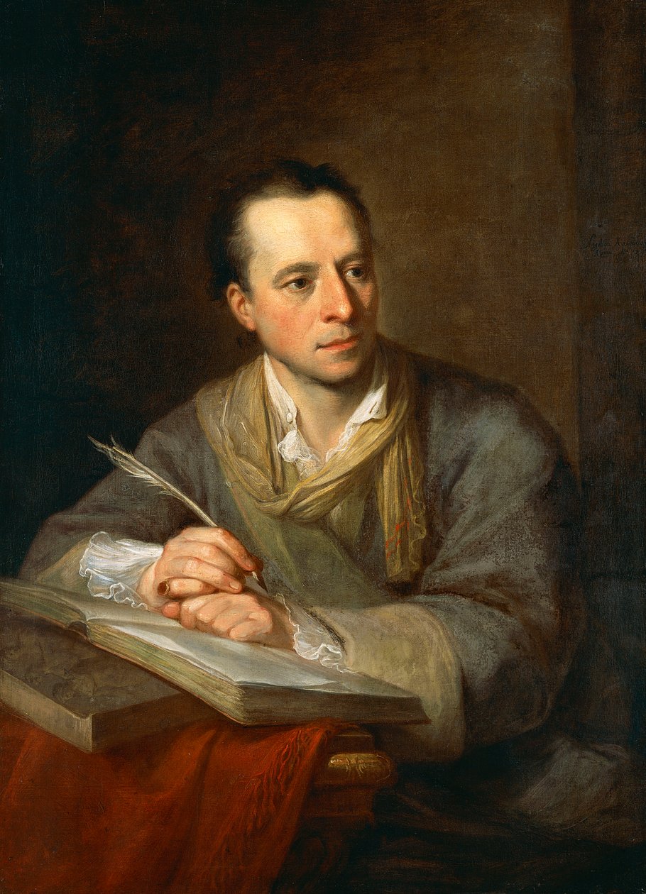 Portrett av Johann Joachim Winckelmann (Stendal 1717-Trieste 1768), tysk arkeolog og kunsthistoriker av Angelica Kauffmann