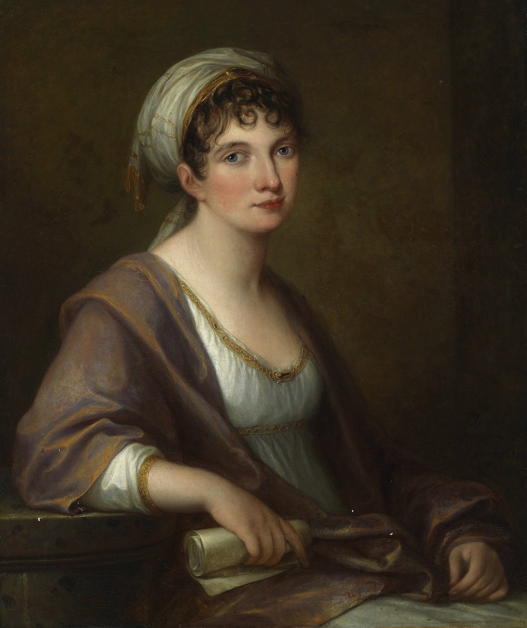 Portrett av prinsesse Franziska von Kaunitz-Rietberg, født grevinne Ungnad von Weissenwolf, 1805 av Angelica Kauffmann