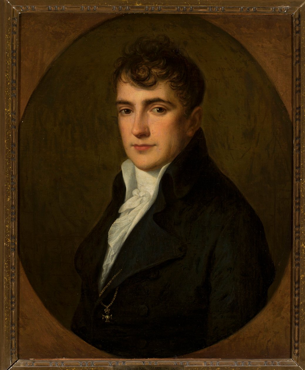 Portrett av Wojciech Męciński av Angelica Kauffmann