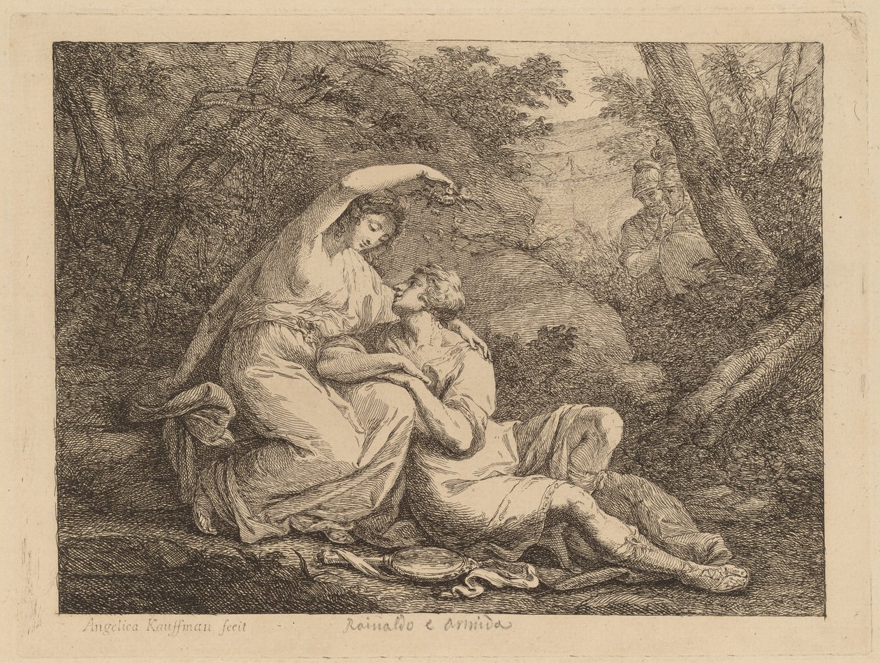 Rinaldo og Armida av Angelica Kauffmann