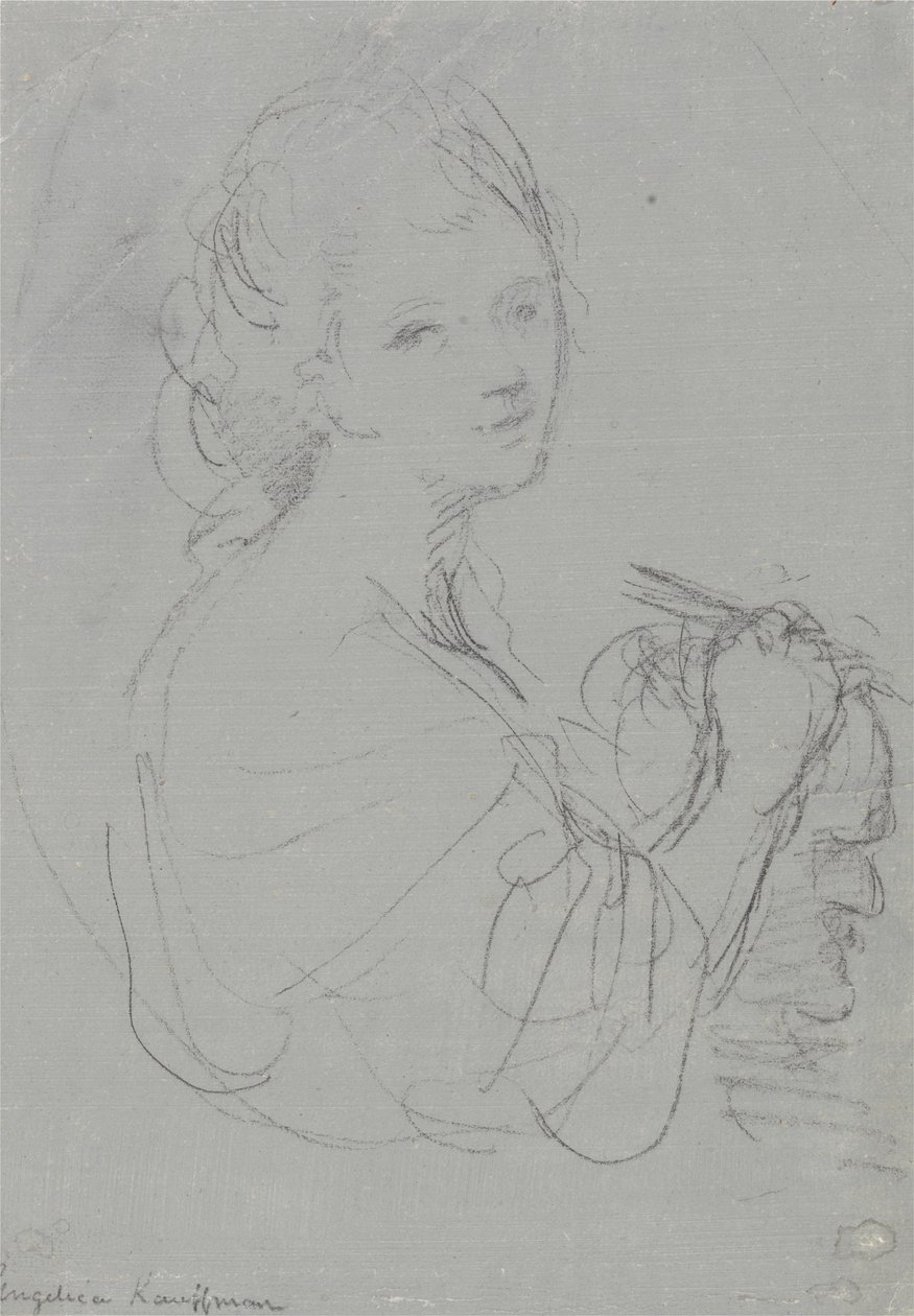 Selvportrett av Angelica Kauffmann