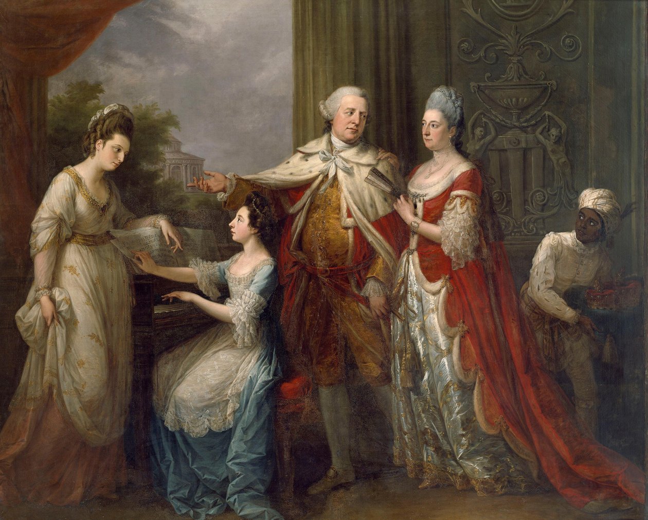 Ely-familien av Angelica Kauffmann