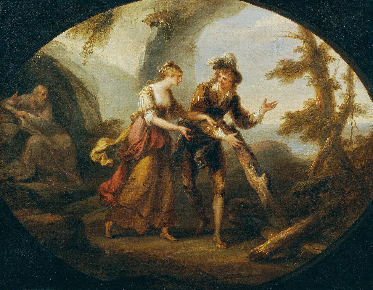 Miranda og Ferdinand av Angelica Kauffmann