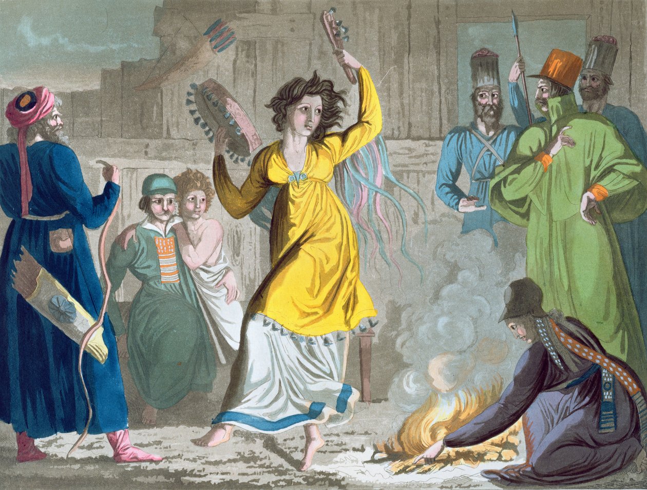 A Talysh Shaman Dancing Around the Fire, fra 