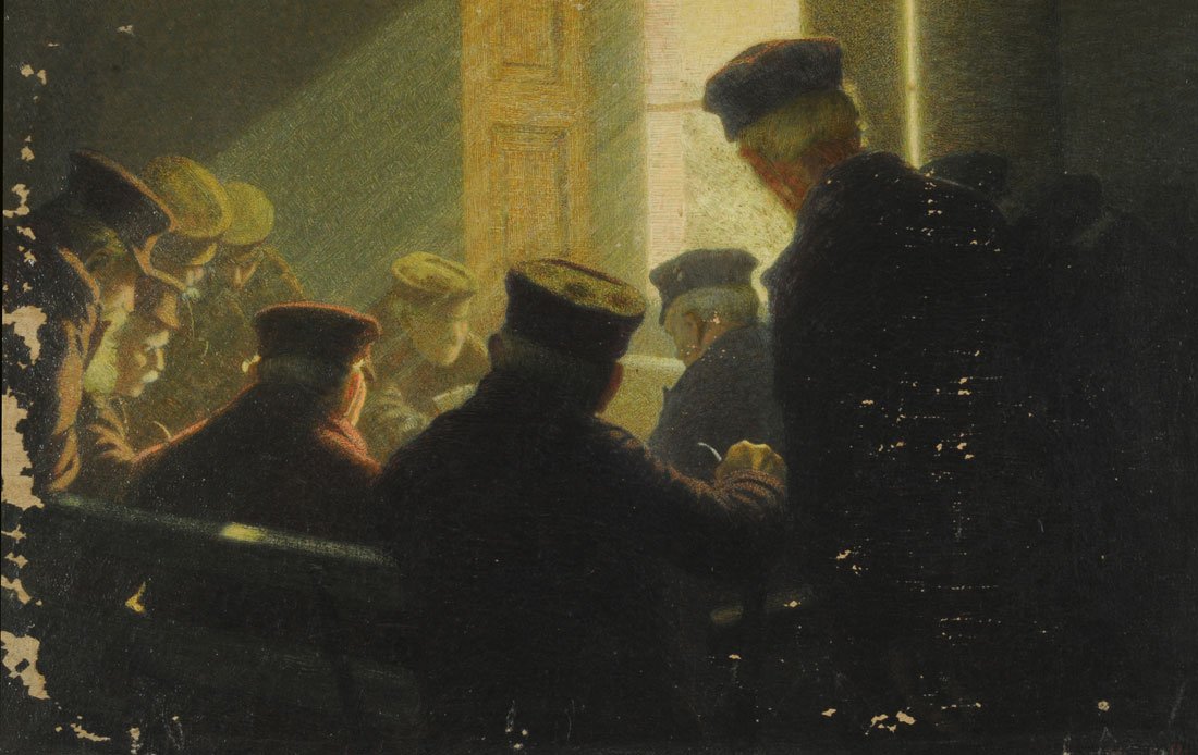 En spennende runde av Angelo Morbelli