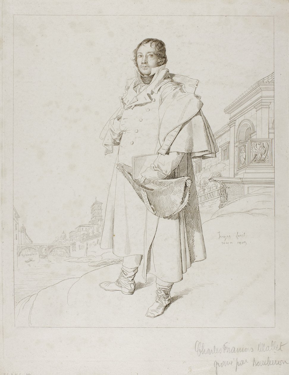 Charles Francois Mallet, ca. 1809 av Angelo Boucheron