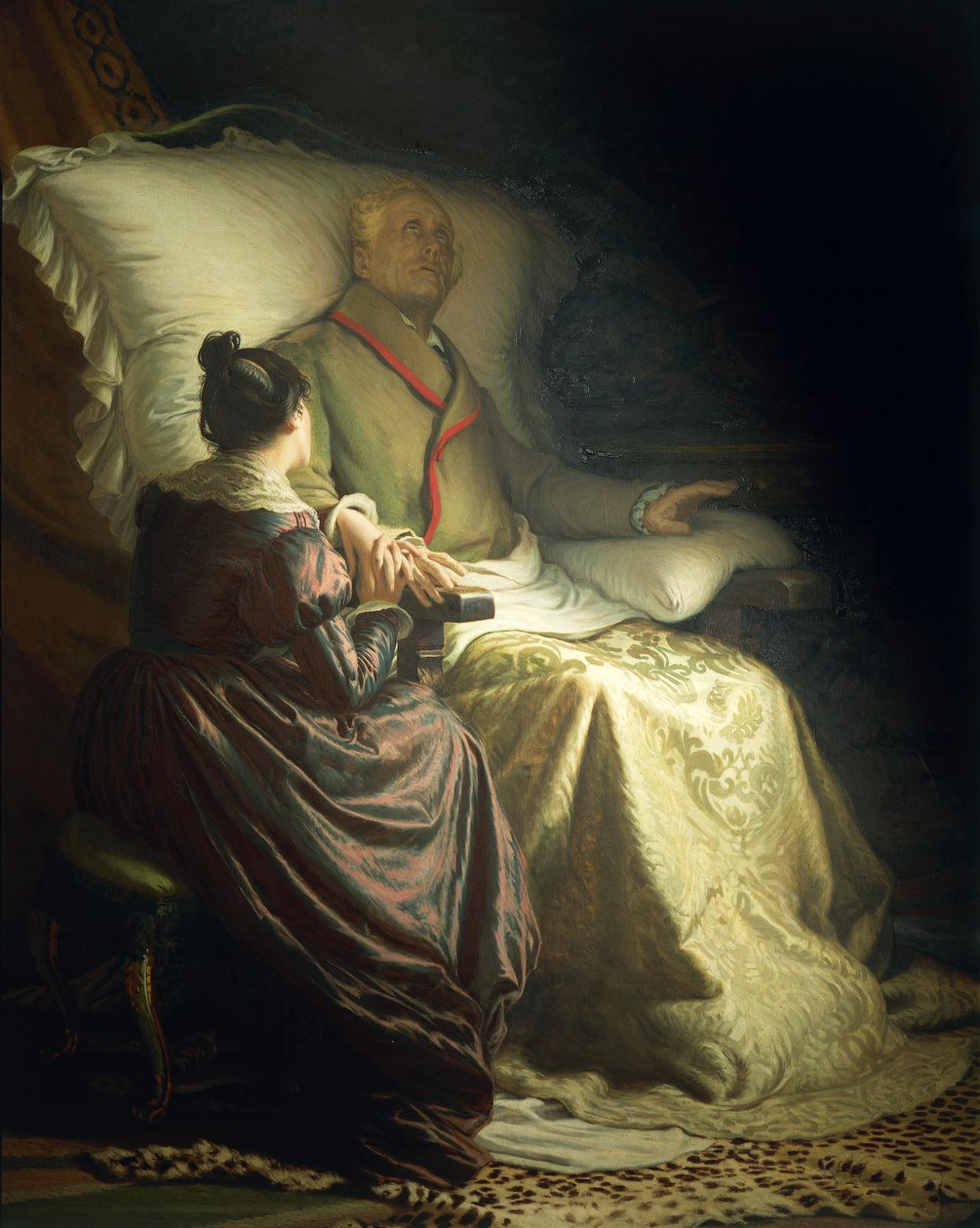 Døende Goethe av Angelo Morbelli