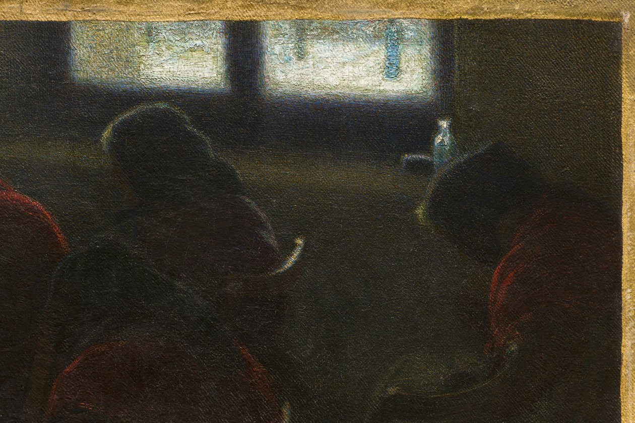 Vintersiesta, 1903 av Angelo Morbelli