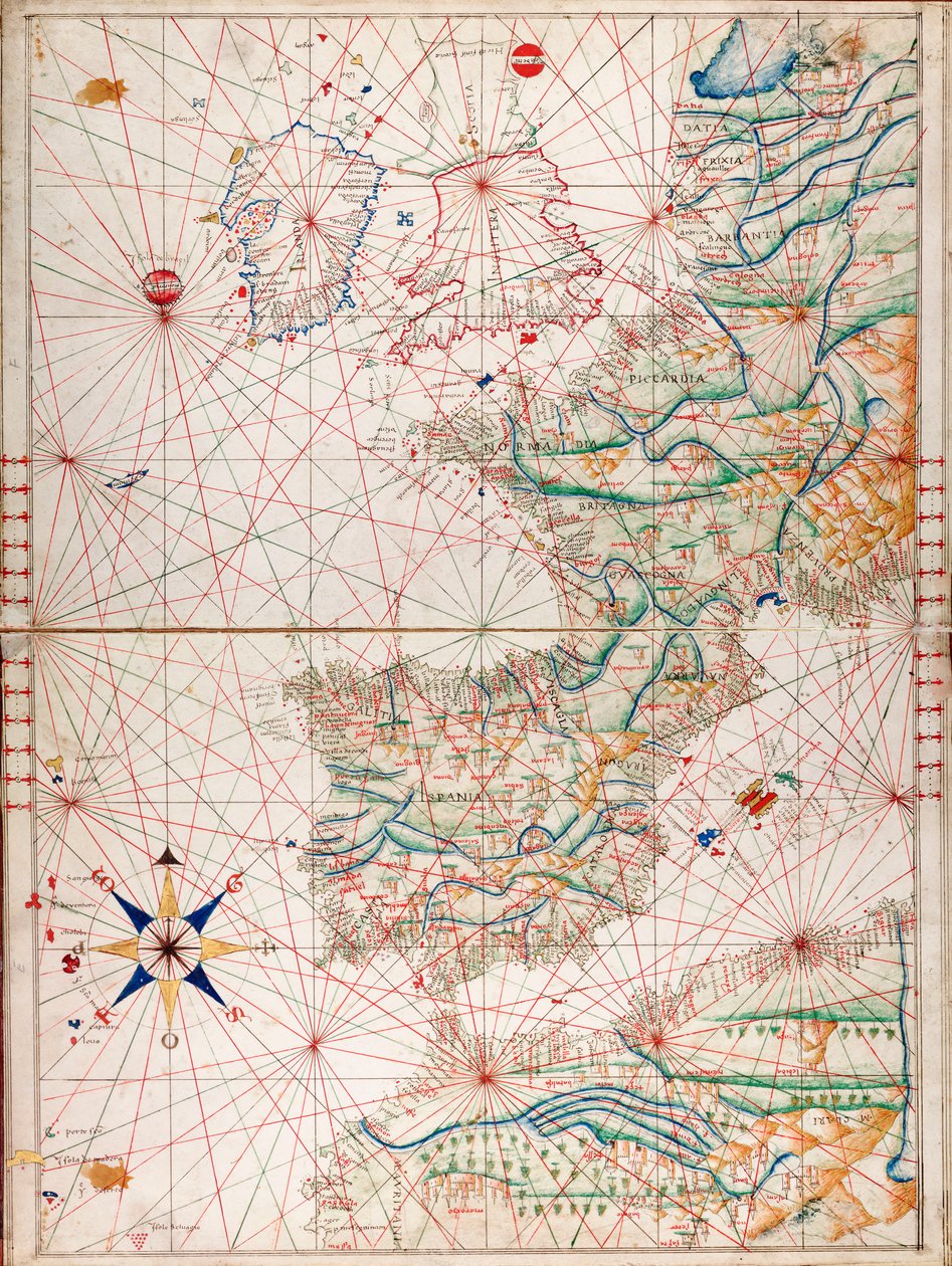 Atlanterhavskystene i Europa og det vestlige Middelhavet av Angelo de Conte Freducci
