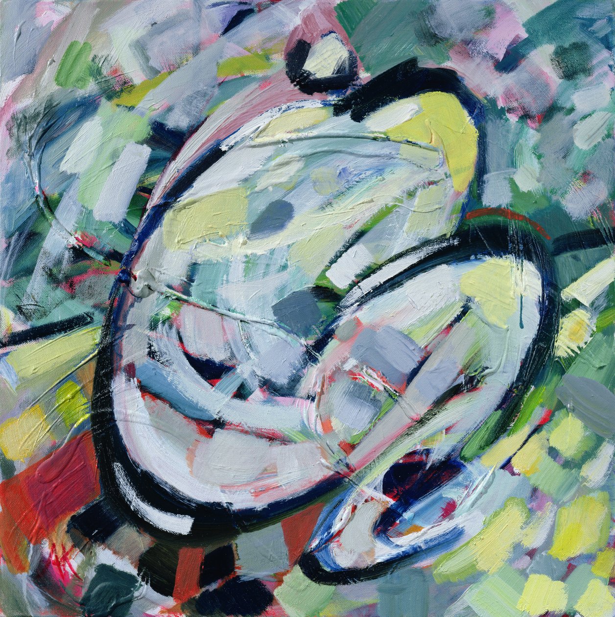 Hukende naken, 2006 av Angie Kenber