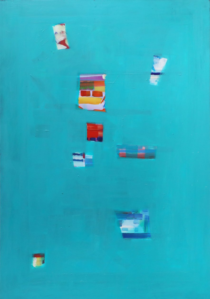 Inner Light II, 2021 (akryl på lerret) av Angie Kenber