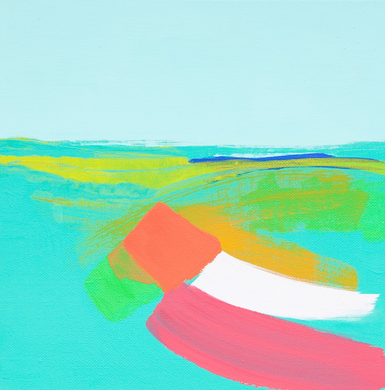 Tåke over landskapet II, 2014 av Angie Kenber