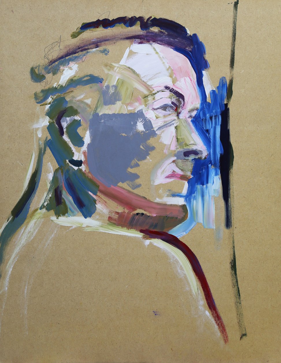 Portrett i farger, 2019 av Angie Kenber