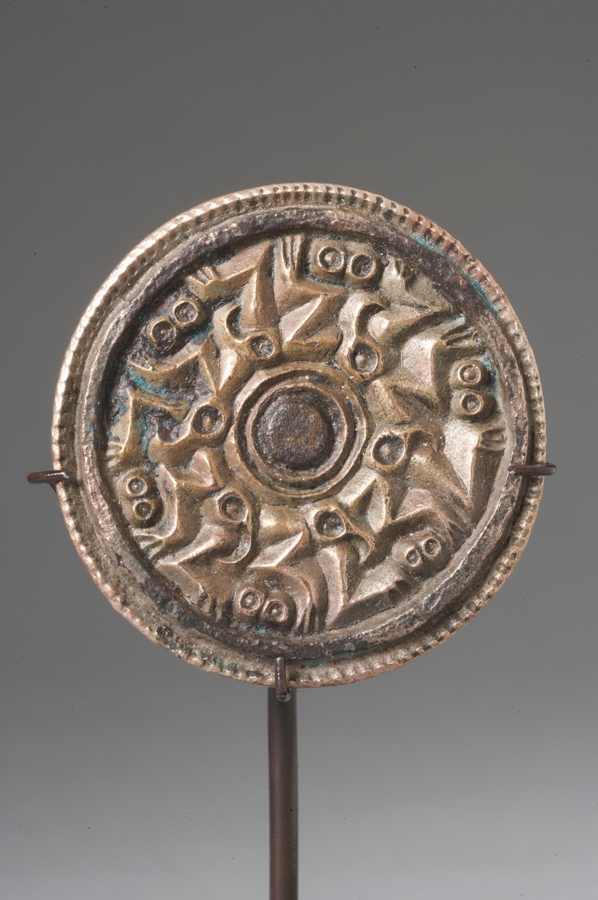 Skivetilpasning (bronse) av Anglo Saxon
