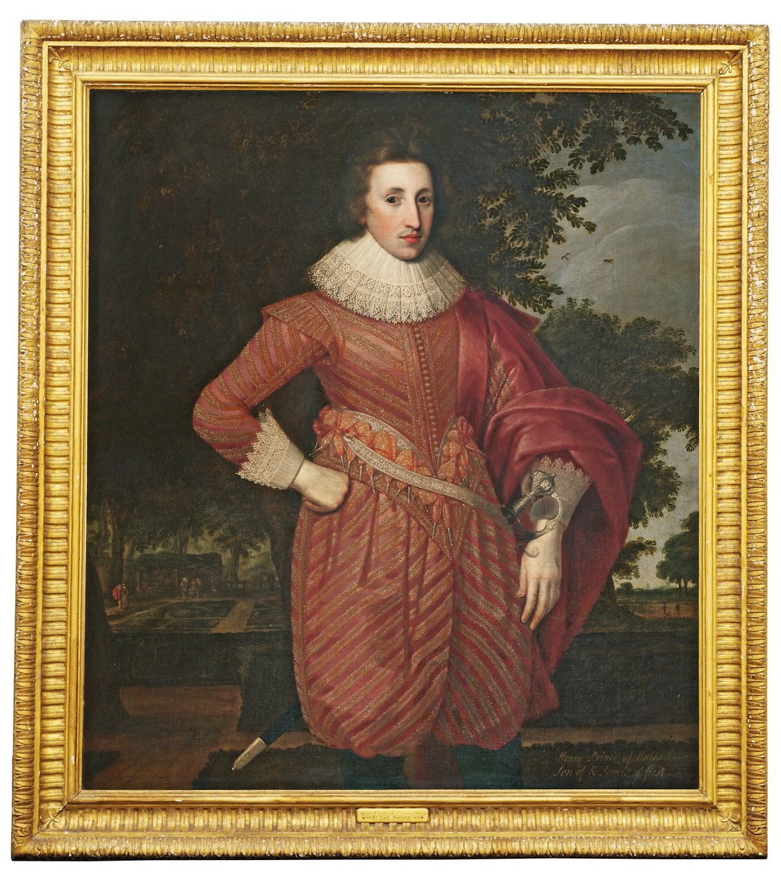 Portrett av en gentleman, tradisjonelt identifisert som Henry, Prince of Wales, ca. 1620 av Anglo Flemish School