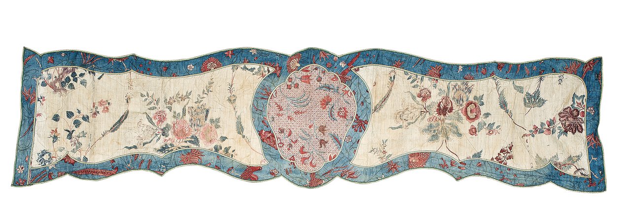 Pelmet (chintz) (par til 997107) av Anglo Indian School