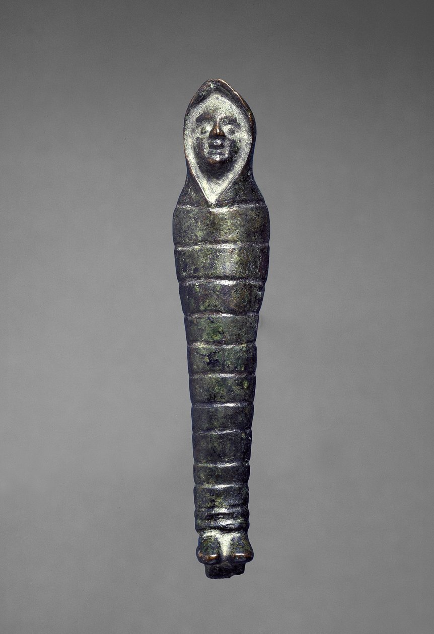 Innhyllet kvinne, funnet på Horncastle (bronse) av Anglo Saxon