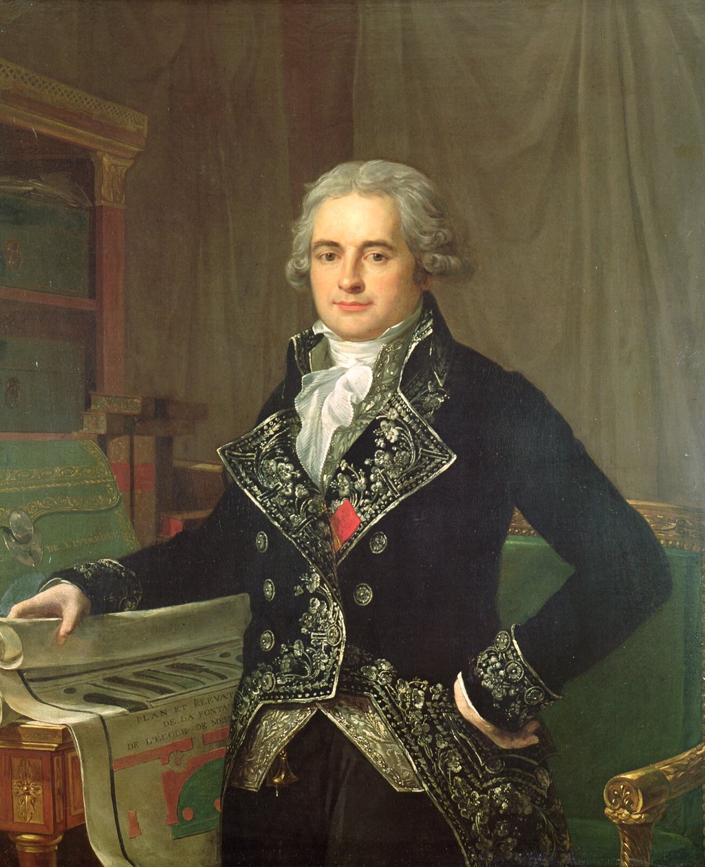 Portrett av Jean Antoine Chaptal (1756-1832) greve av Chanteloupe av Anicet Charles Lemonnier