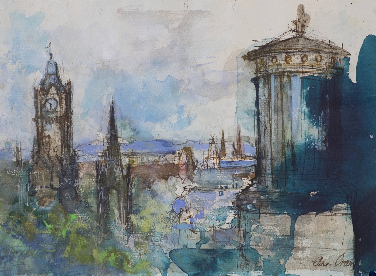 Fra Calton Hill, Edinburgh av Ann Oram