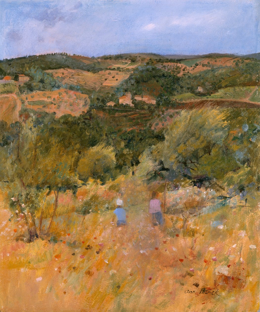 Landskap nær Siena, 1994 av Ann Patrick