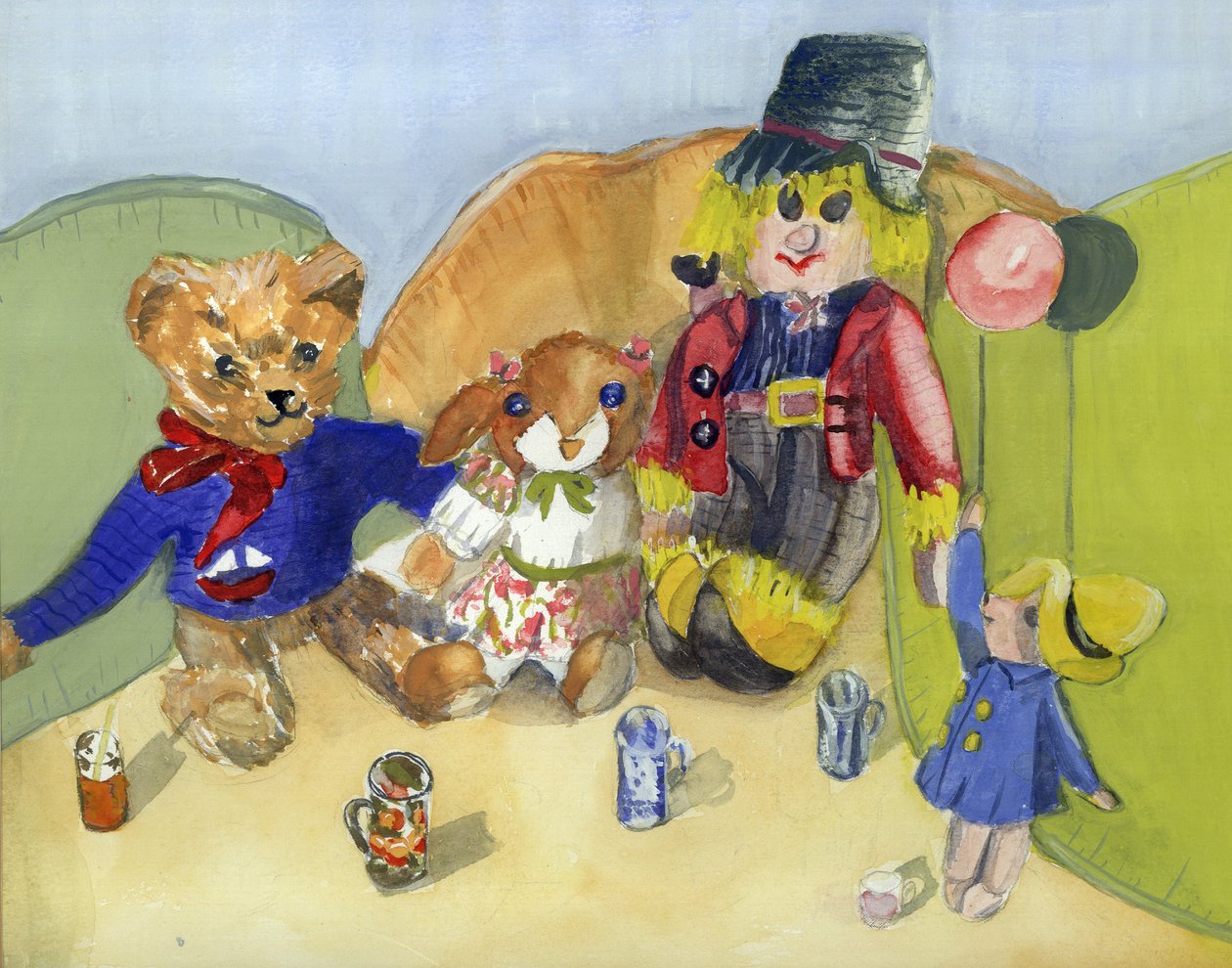 Granny Tuffys Toys (wc på papir) av Ann Robson