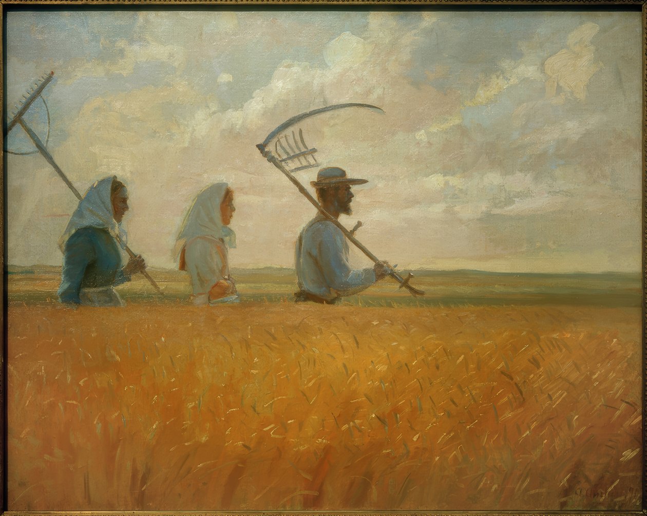 Innhøstningstid av Anna Ancher
