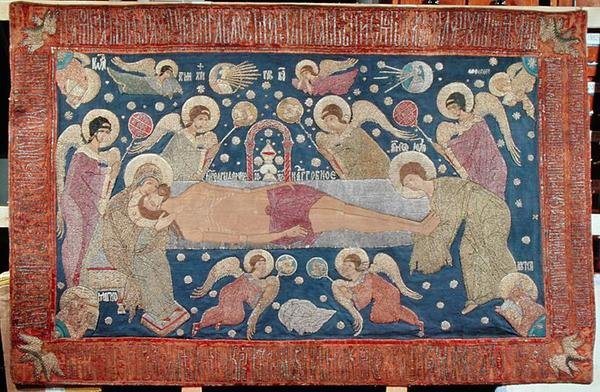 Entombment, 1539 (broderi) av Anna Tushina