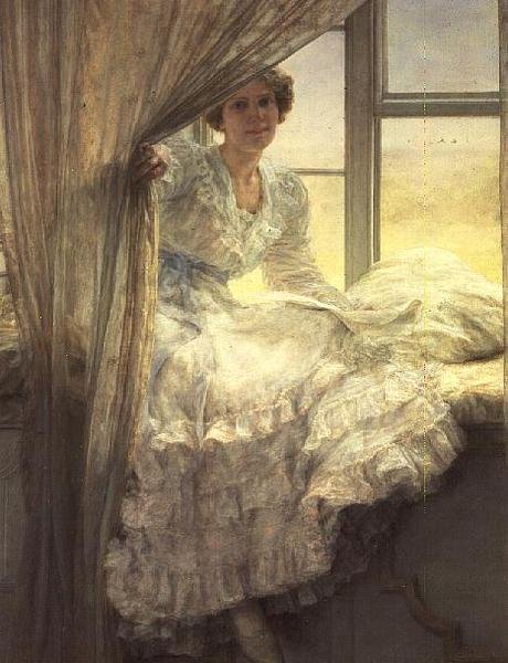 Ved vinduet av Anna Alma Tadema