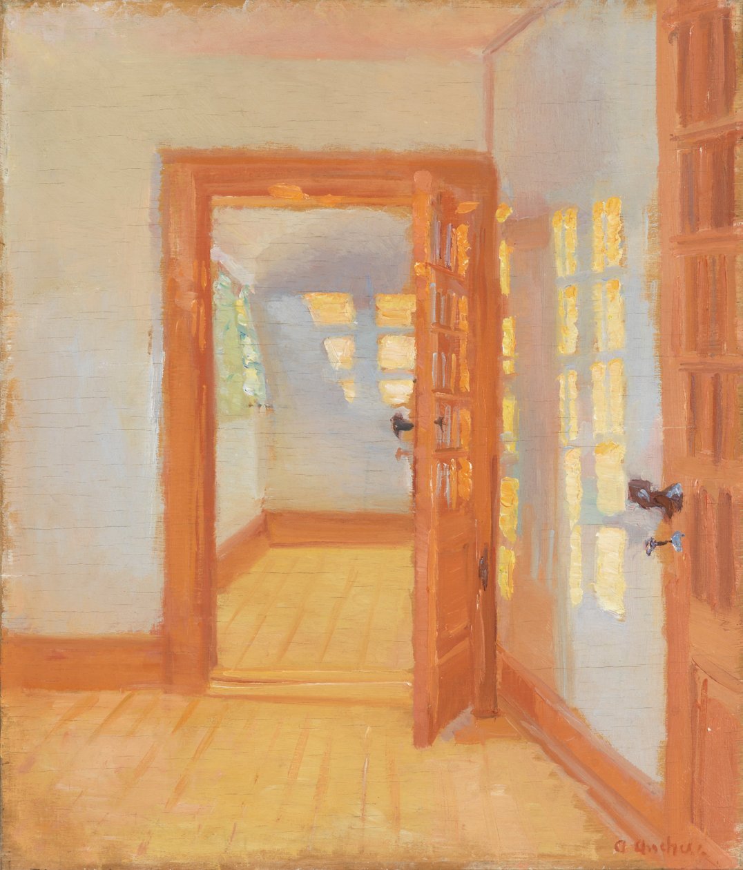 Interiør. Brøndums anneks av Anna Ancher