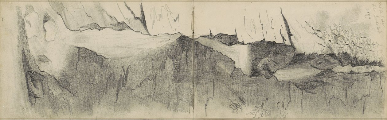 Foss i Daladalen nær Leukerbad av Anna Catharina Maria van Eeghen (possibly)