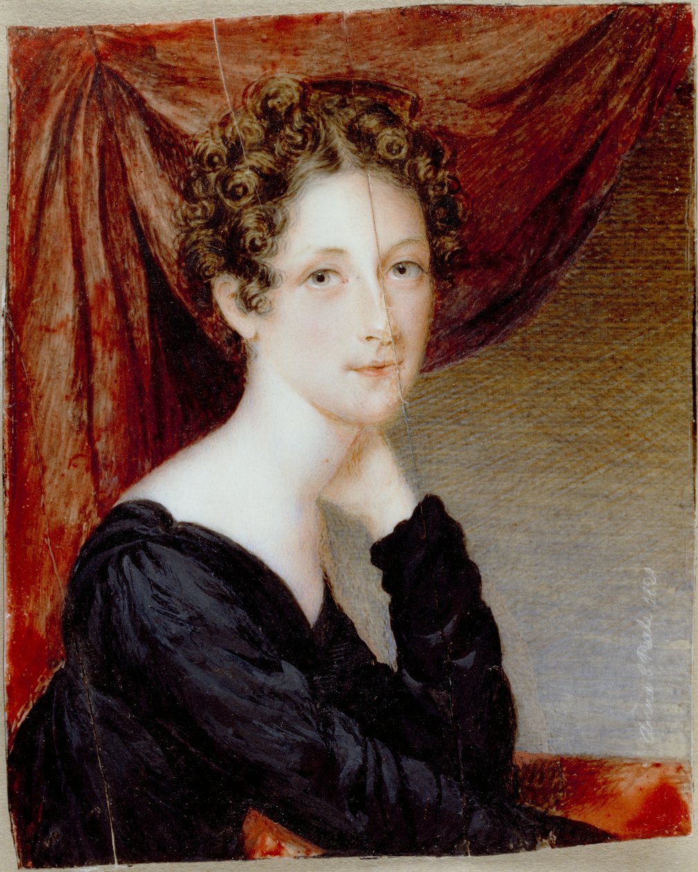 Rosalba Peale, 1820 (toalett er elfenben) av Anna Claypoole Peale