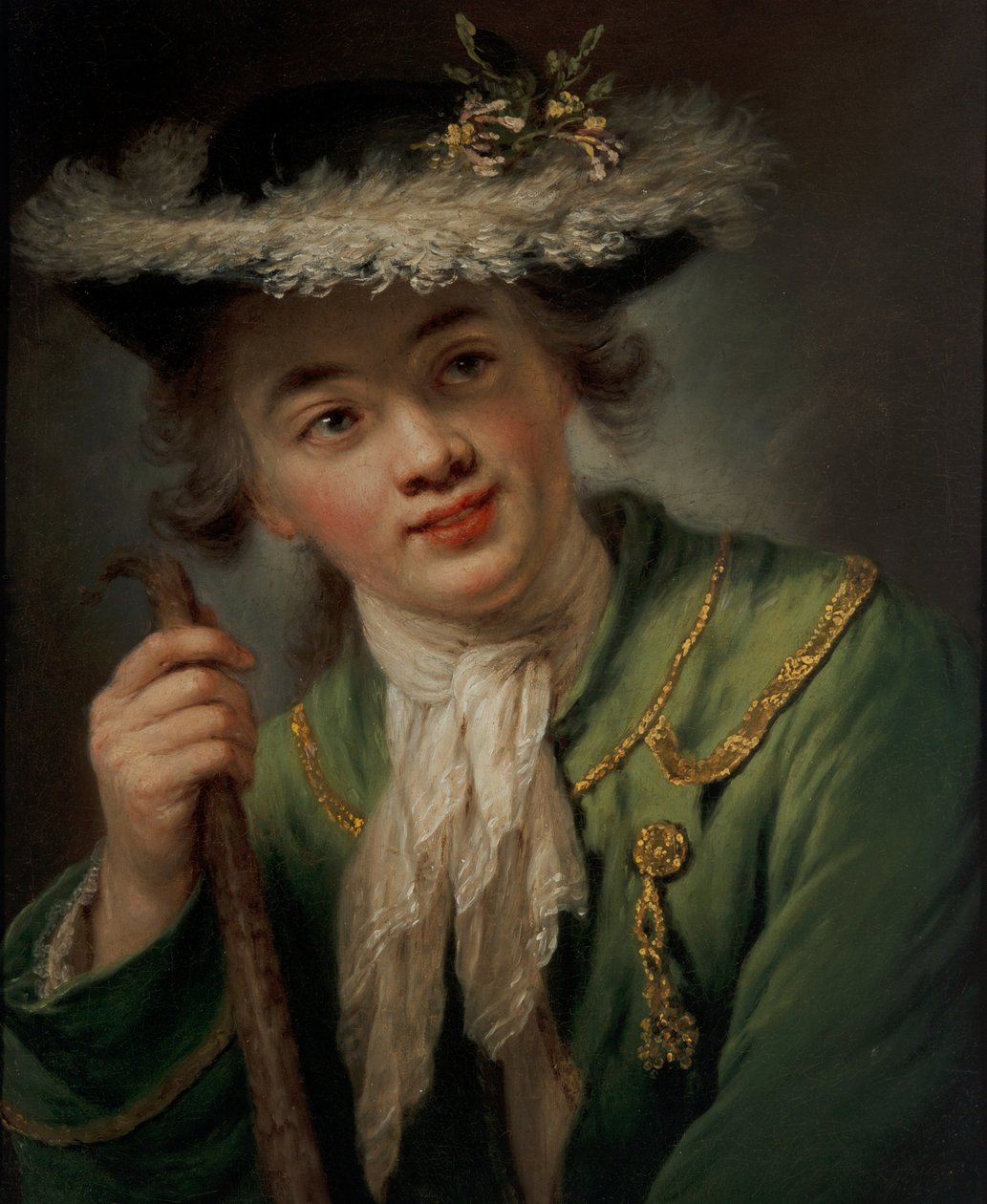 Portrett av en ung kvinne av Anna Dorothea (1721 82) Lisiewska