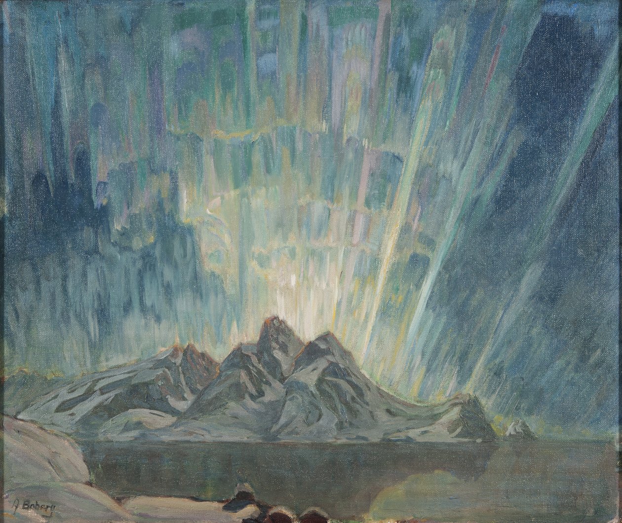 Nordlys. Studie fra Nord-Norge av Anna Katarina Boberg
