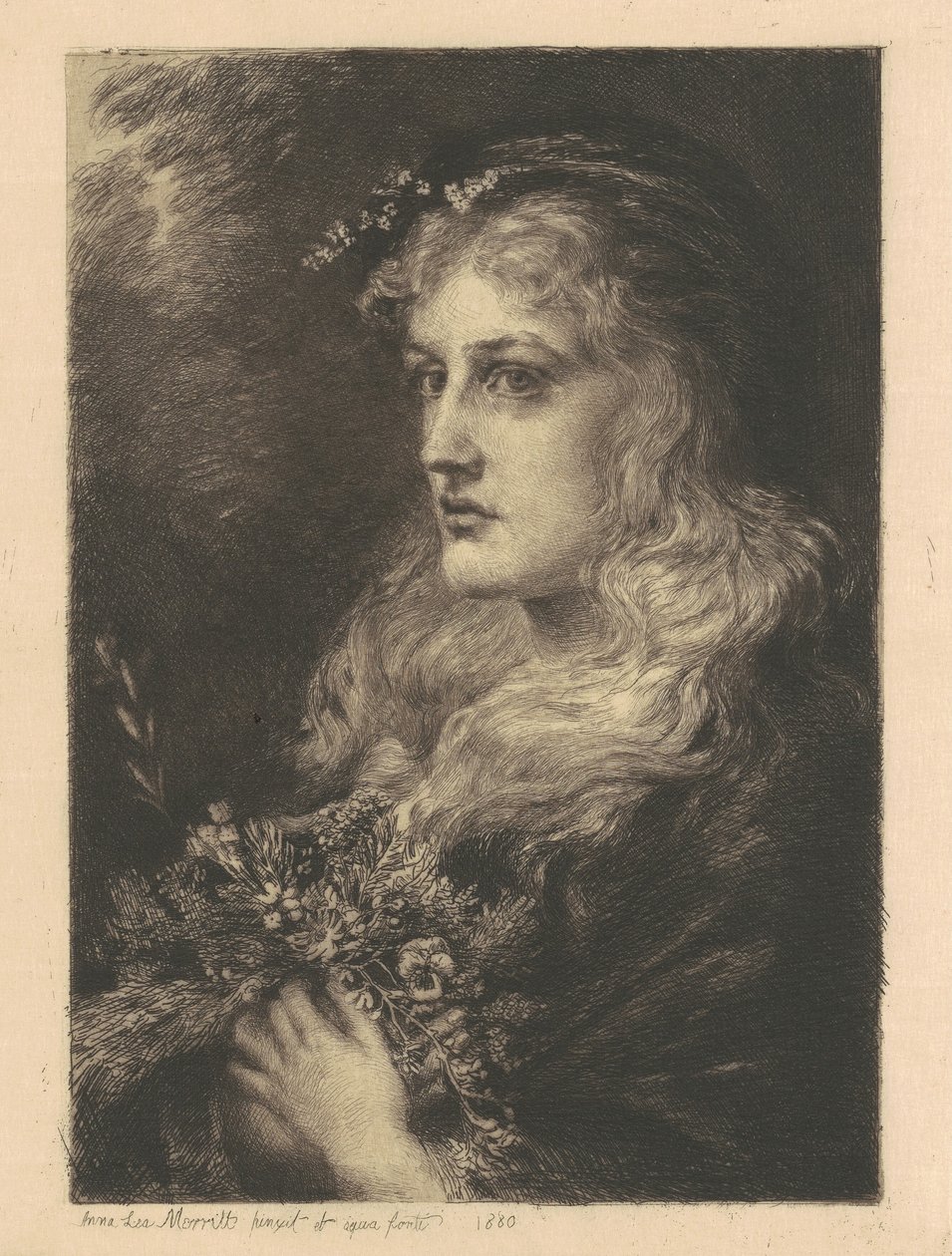 Ophelia av Anna Lea Merritt