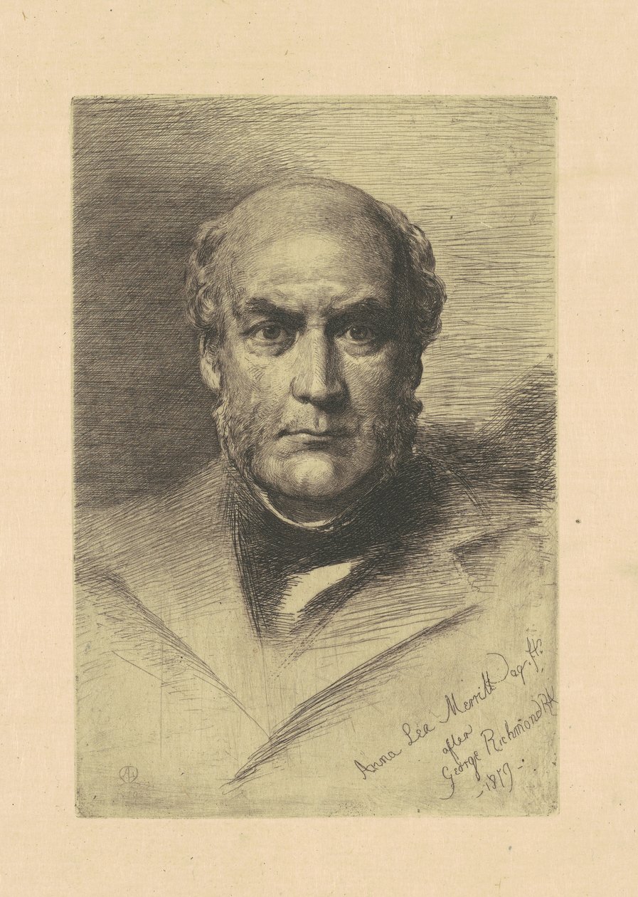 Sir Gilbert Scott av Anna Lea Merritt, after George Richmond