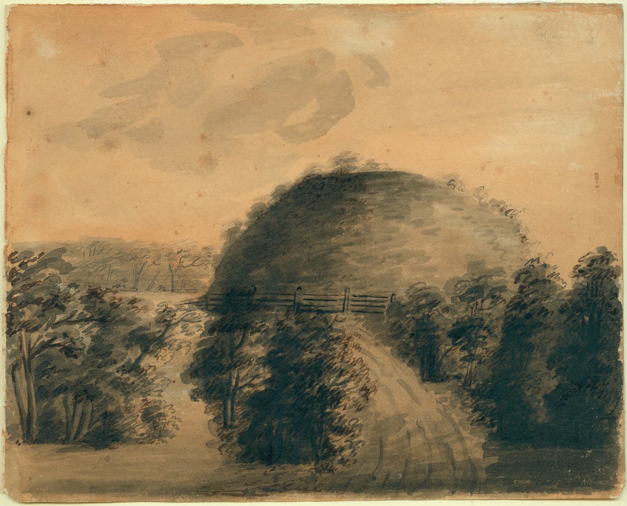 Tegning av Big Mound av Anna Maria Von Phul av Anna Maria von Phul