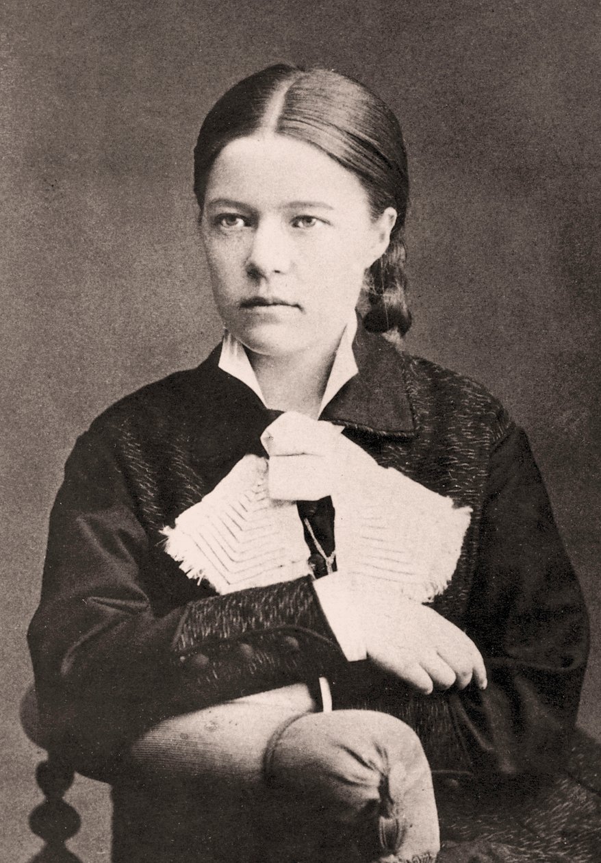 Portrett av Selma Lagerlöf, 1881 av Anna Ollson