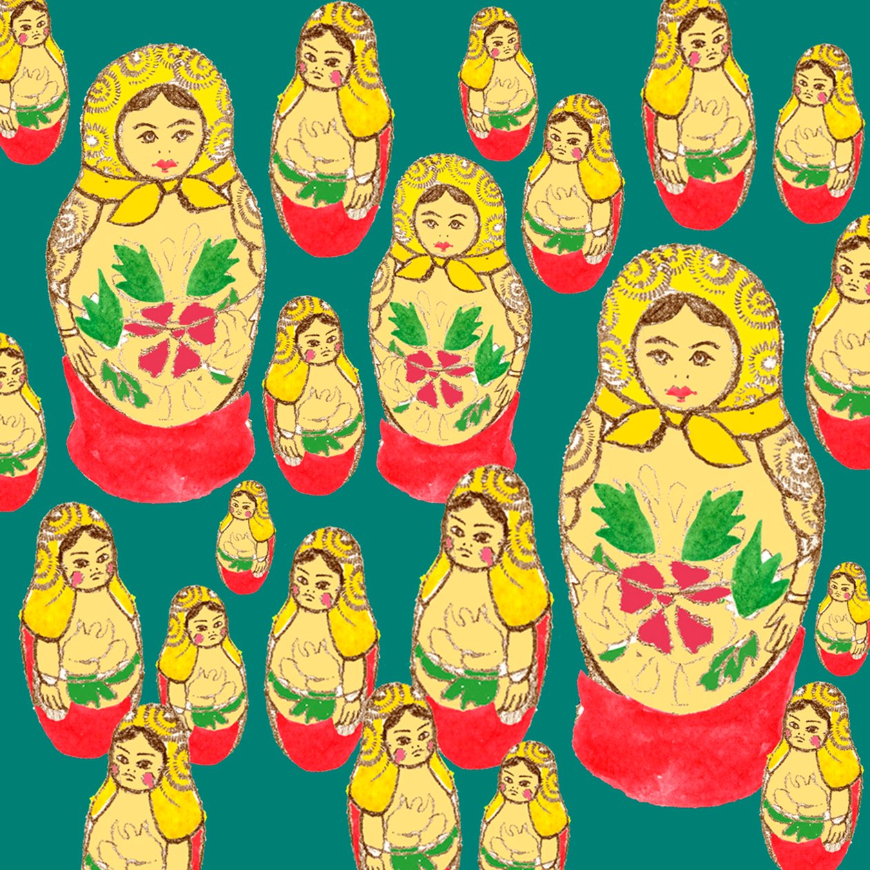 Russiske dukker av Anna Platts