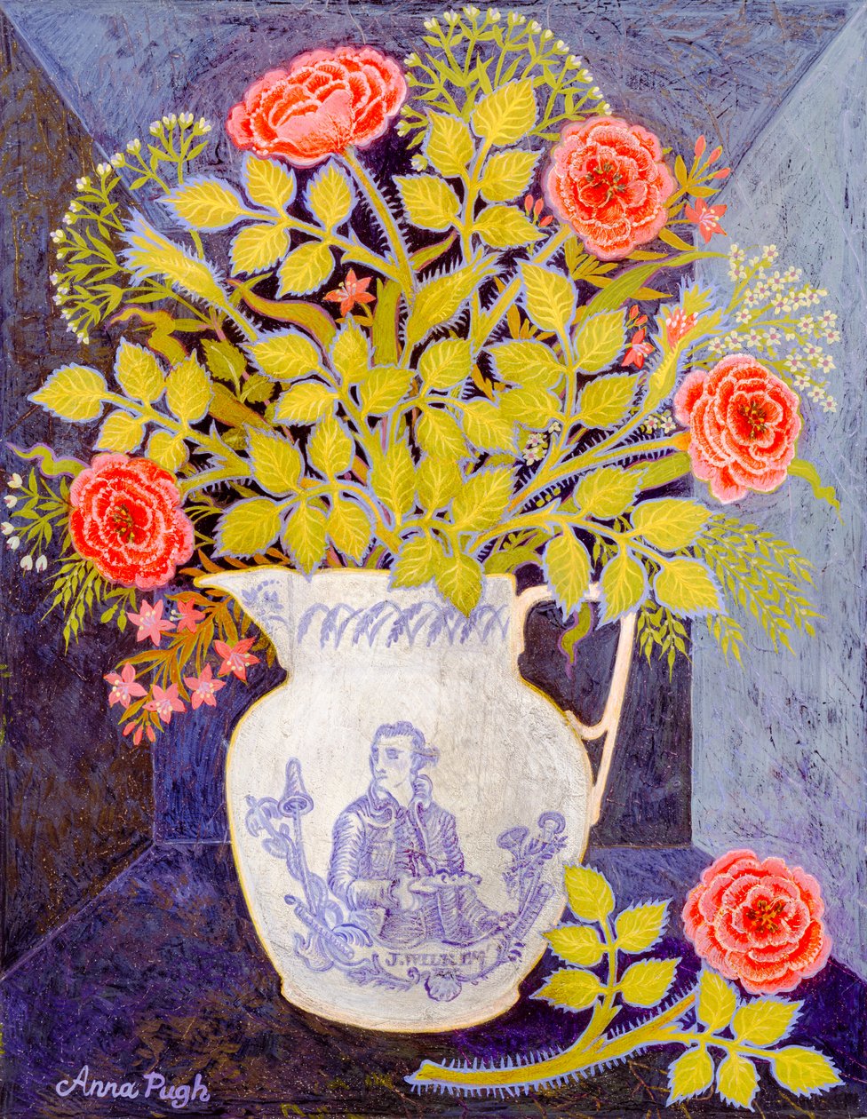 Blå mann-kanne av Anna Pugh