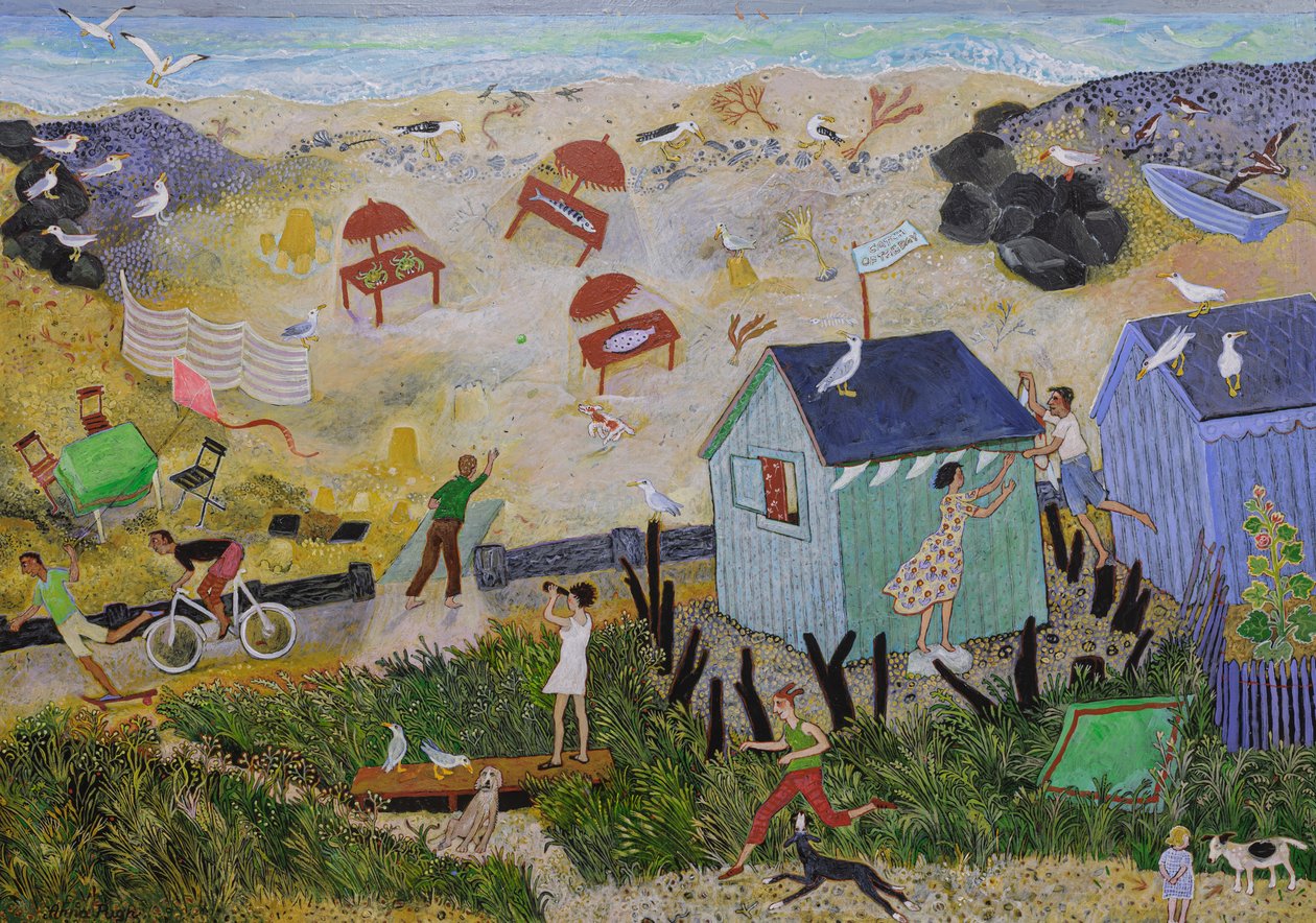 Dagens fangst, 2016 (akryl) av Anna Pugh