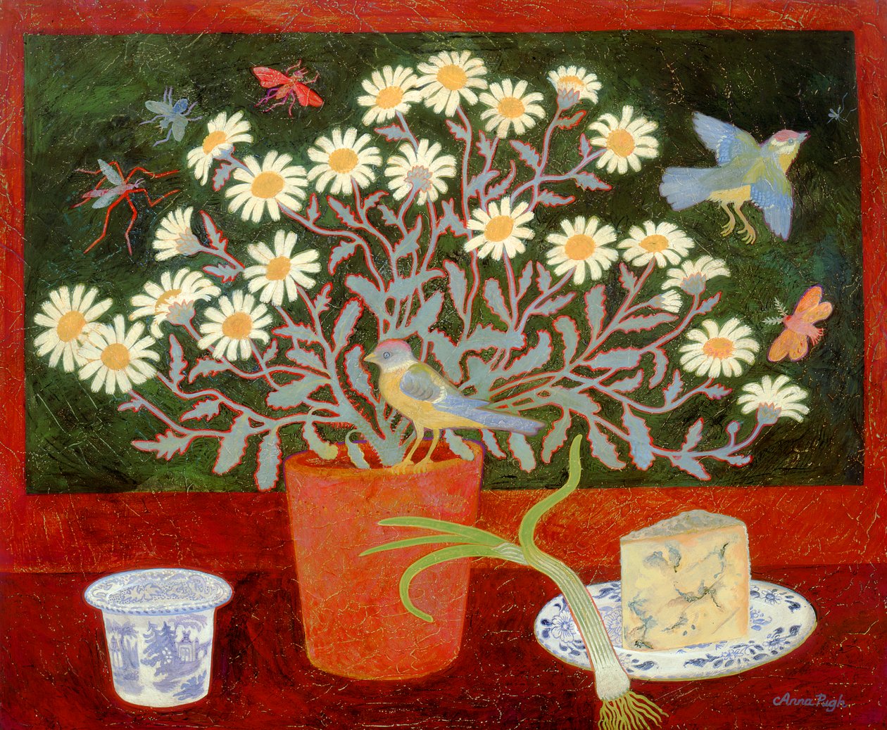 Leirgryte med tusenfryd av Anna Pugh