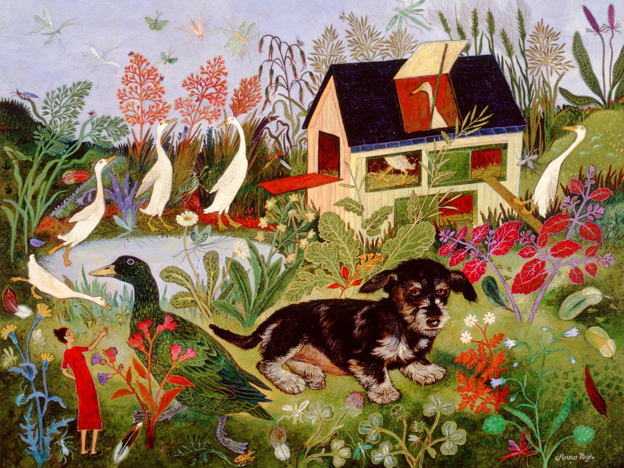 Dianas ender, 2010 (akryl) av Anna Pugh