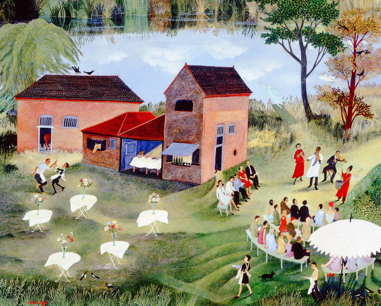 I humør, 2004 (akryl) av Anna Pugh