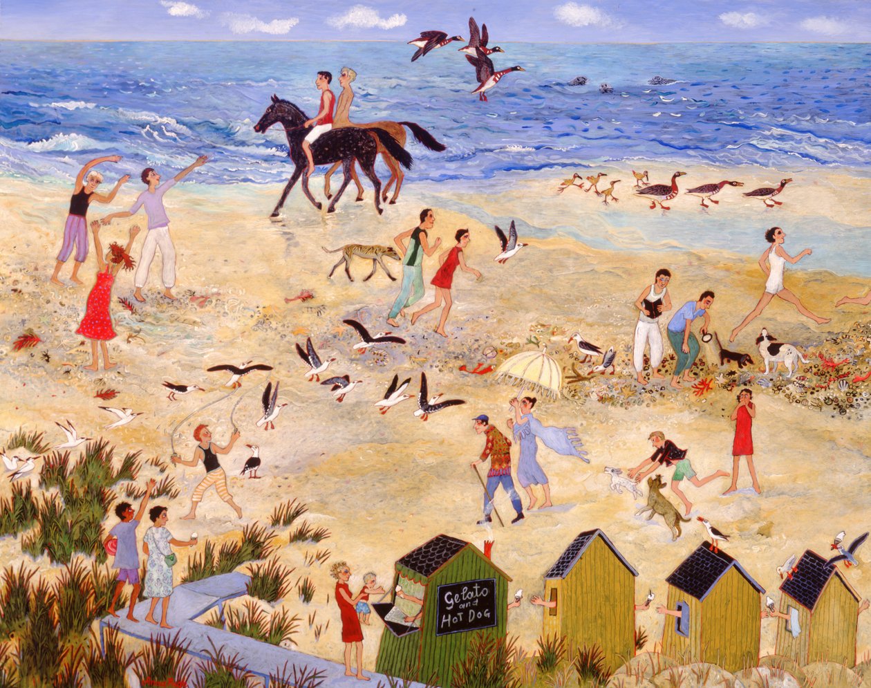 Lavvann, 2010 (akryl) av Anna Pugh