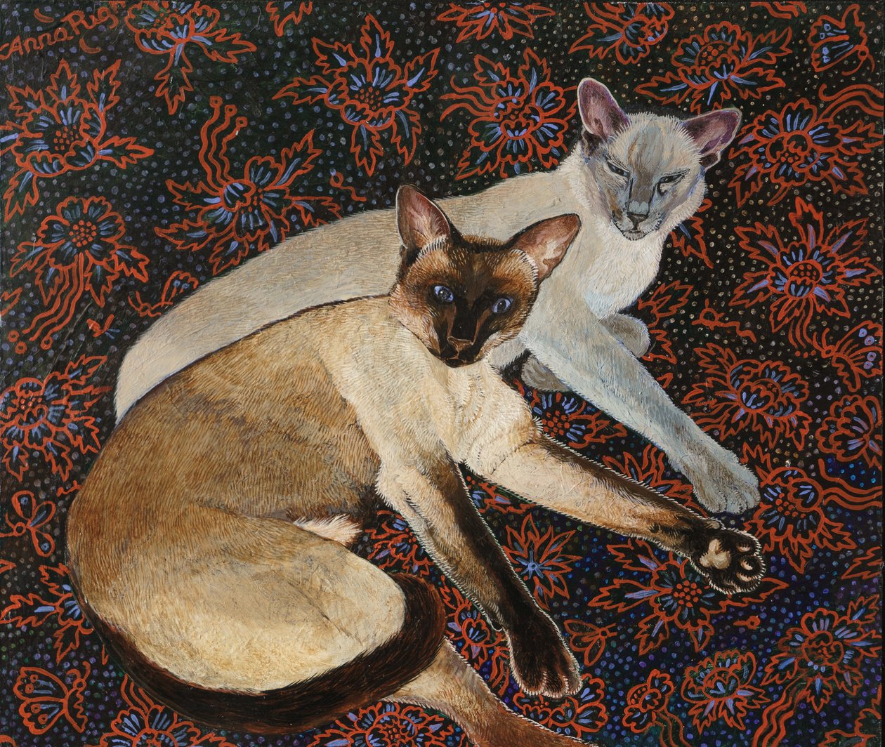 Merlin og Meilo-oppdrag, 2018 (akryl) av Anna Pugh