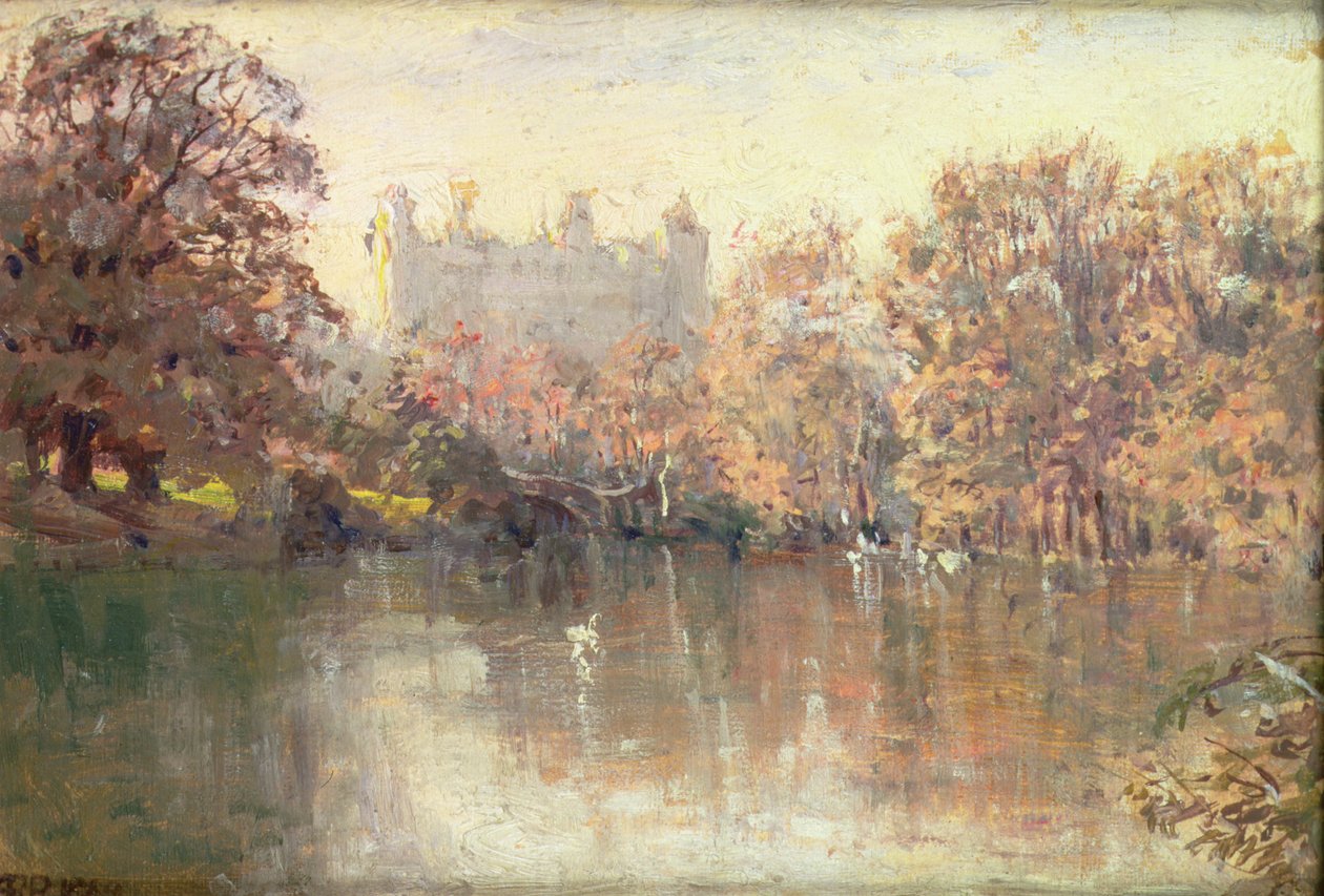 Central Park Lake av Anna Richards Brewster