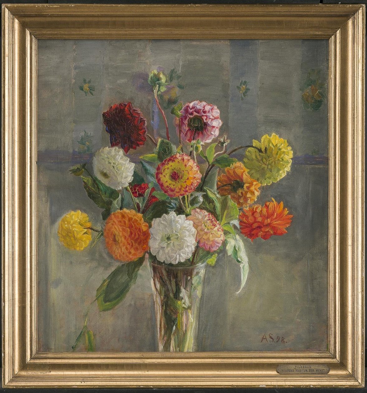 Dahlia i et glass av Anna Syberg