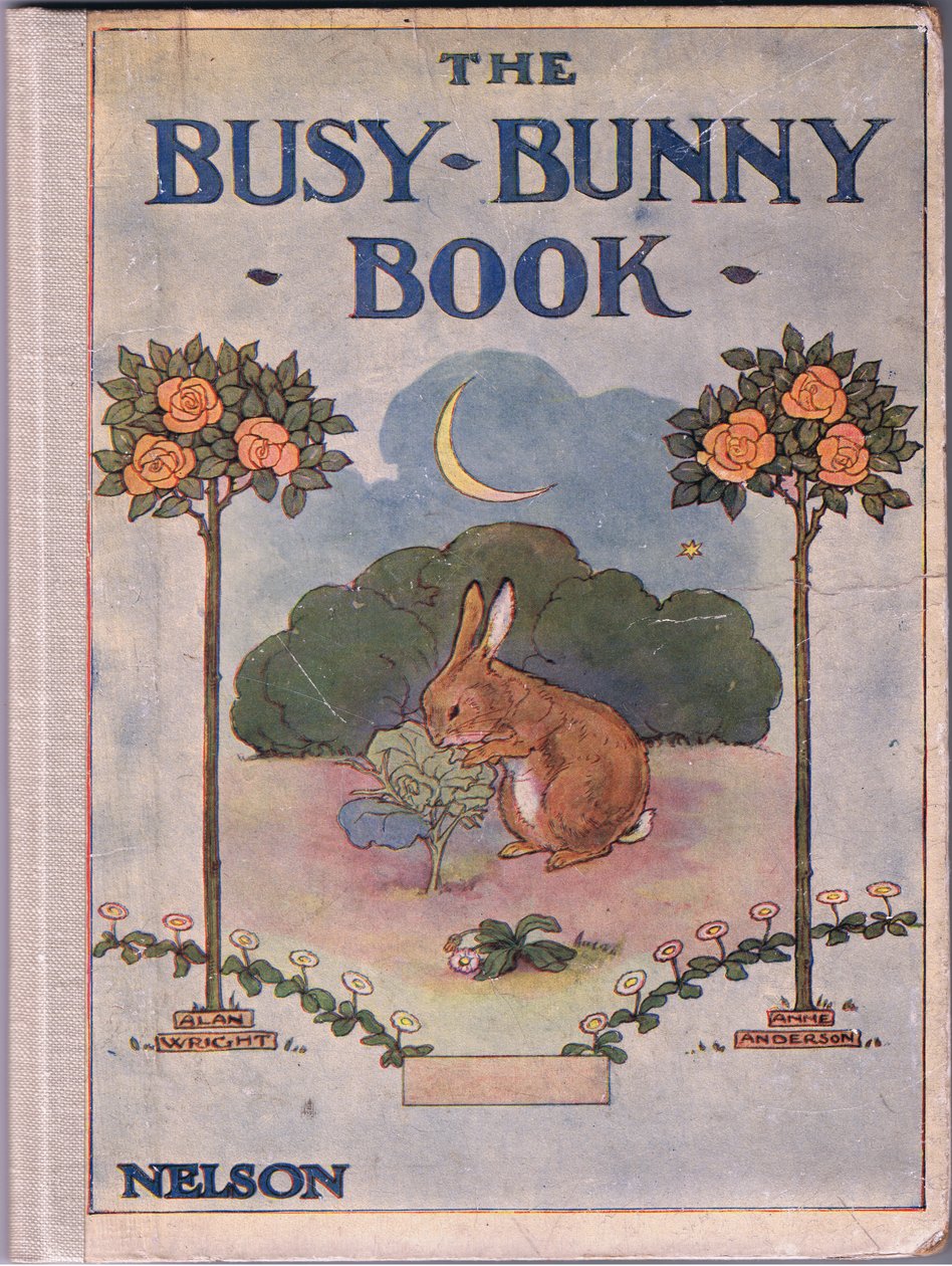 Busy Bunny Book forside av Anne Anderson