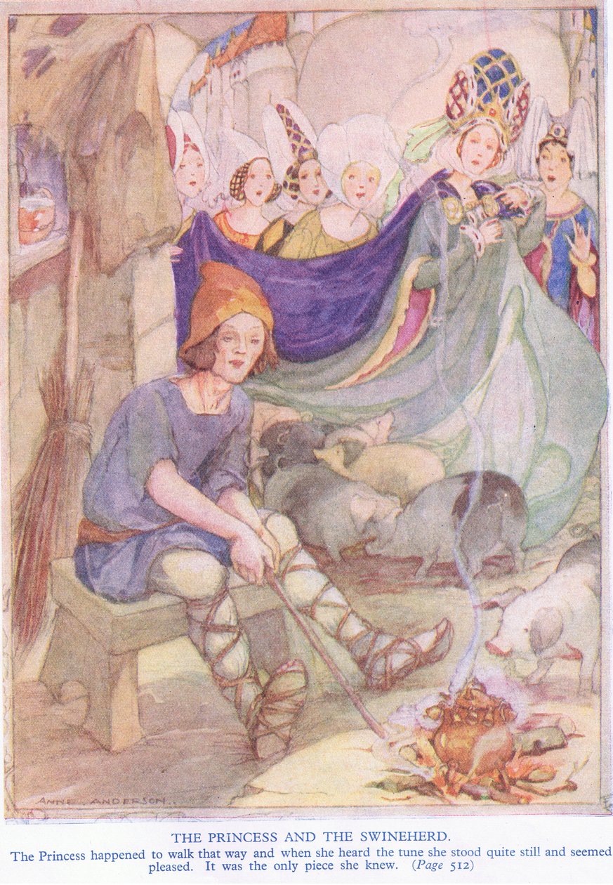 Prinsessen og svinegjeteren av Anne Anderson