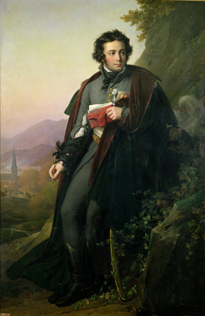 Charles-Artus de Bonchamps (1760-93) 1824 av Anne Louis Girodet de Roucy Trioson